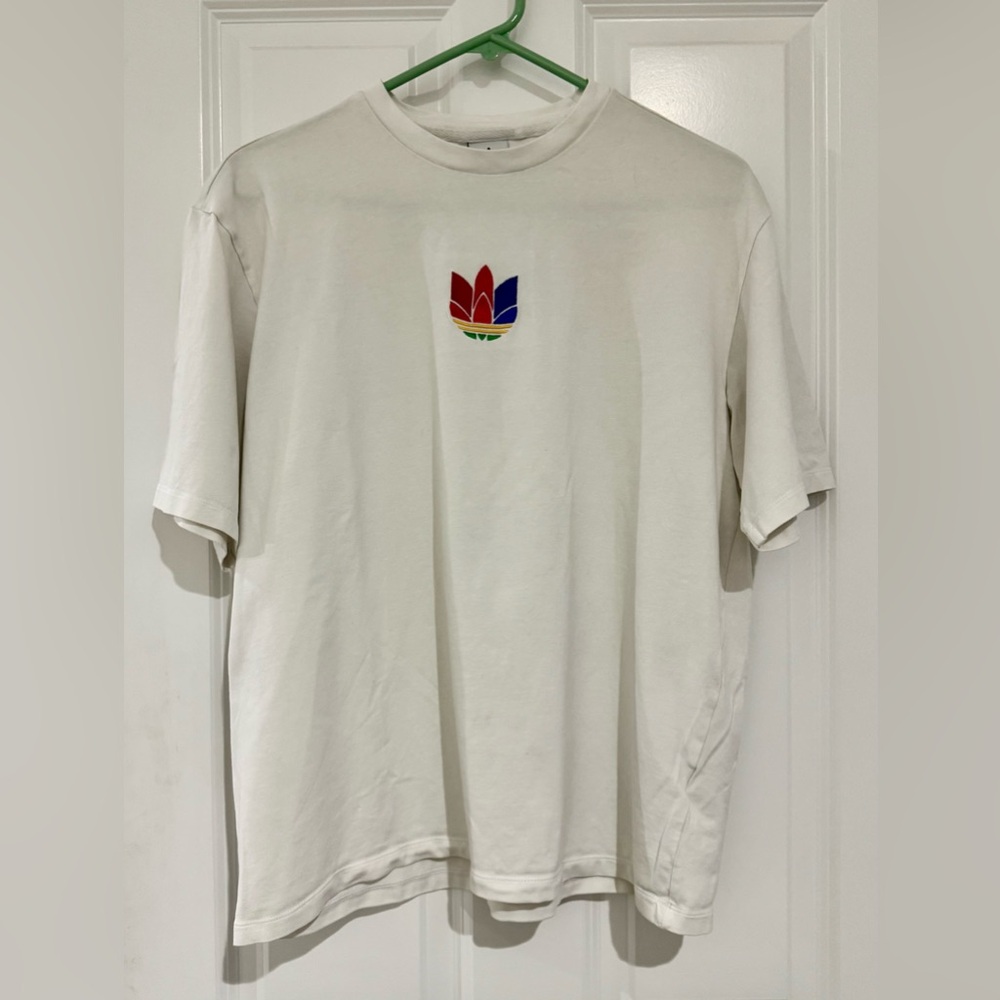 Adidas Tee with Colorful Logo Size M